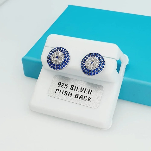 "925 Sterling Silver CZ Beautiful Earrings for Women, 1USPAR4235 - Picture 10 of 11